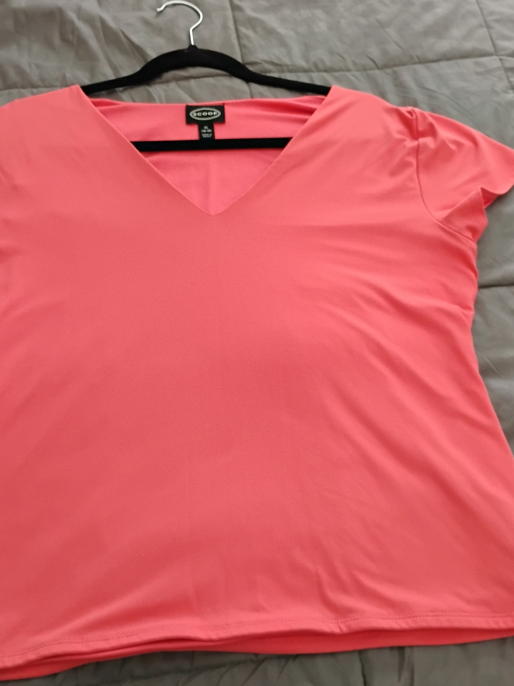 Eddie Bauer Coral V-Neck Short Sleeve Tee - Women's